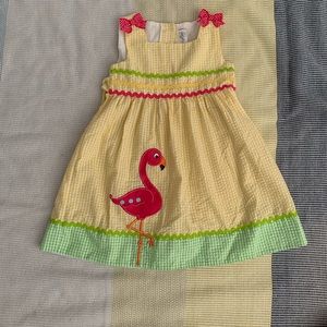 Gingham Seersucker Sleeveless Sundress - 4T